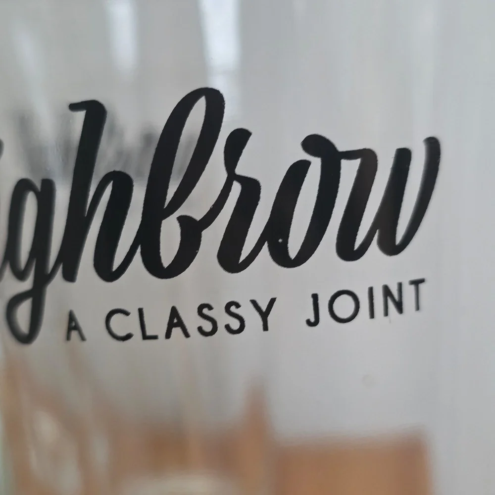 Highbrow Pint Glasses - Lot of 4